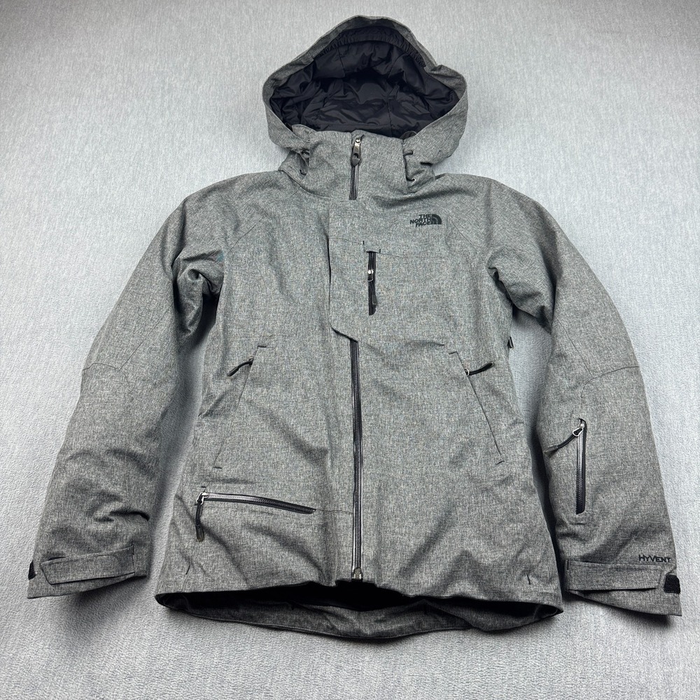 The Northโ Face Jacket Womens Small Gray Furano Novelty Hooded Primaloft Outdoor